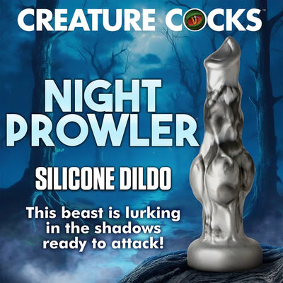 NIGHT PROWLER SILICONE DILDO - LARGE