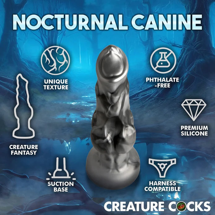 NIGHT PROWLER SILICONE DILDO - LARGE
