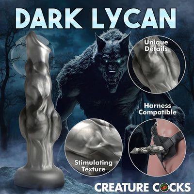 NIGHT PROWLER SILICONE DILDO - LARGE