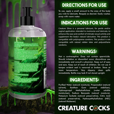 Creature Slime  16oz Clear Water-Based Lubricant