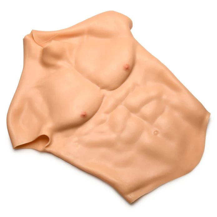 Muscular Silicone Male Chest Shirt in Small
