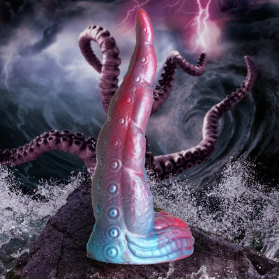 IRIDESCENT TENTACLE COCK SILICONE DILDO