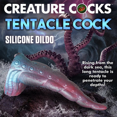 IRIDESCENT TENTACLE COCK SILICONE Fantasy DILDO