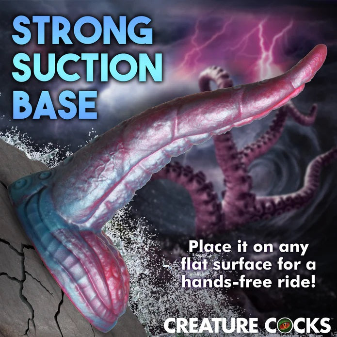 IRIDESCENT TENTACLE COCK SILICONE DILDO