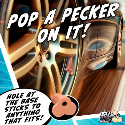 Snap-On Peckers: Pack of 4 Mini Dildos