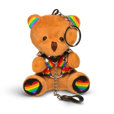 Pride Bondage Bear Keychain