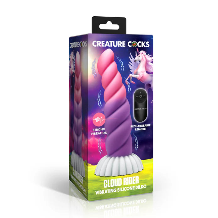 Cloud Rider Silicone Unicorn Dick Dildo by Creature Cocks Cloud Rider Silicone Unicorn Dick Dildo by Creature Cocks