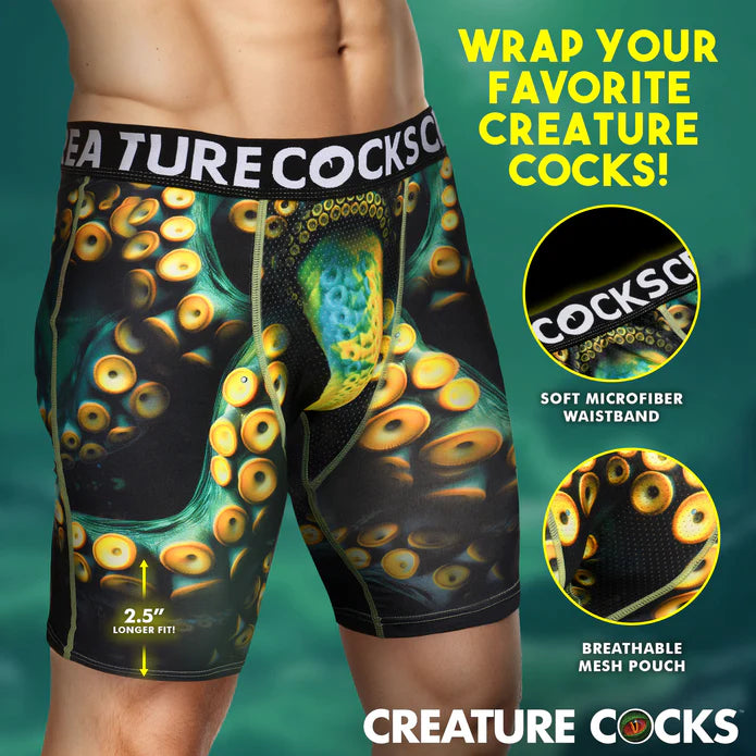Monstropus Tentacle Printed Boxers by Creature Cocks
