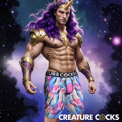 Mystic Unicorn Printed Boxers by Creature Cocks