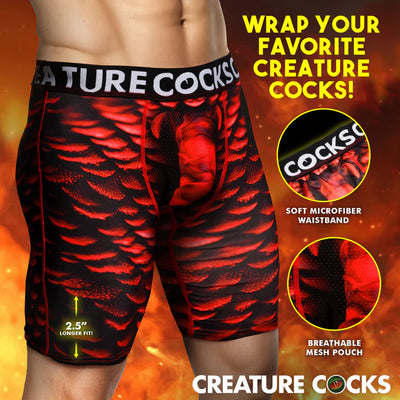 Horny Devil Printed Boxers by Creature Cocks