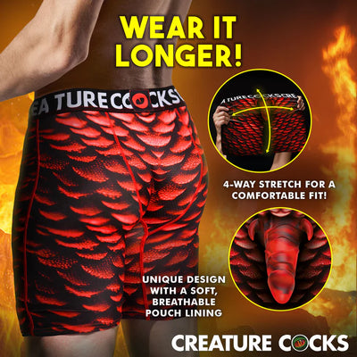Horny Devil Printed Boxers by Creature Cocks