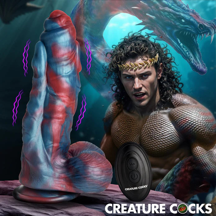 Hydra X Vibrating Silicone Dildo by Creature Cocks