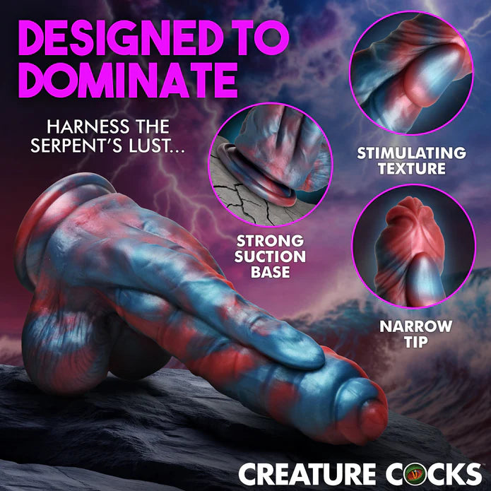 Hydra X Vibrating Silicone Dildo by Creature Cocks