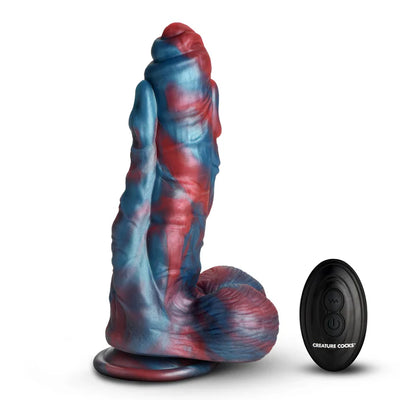 Hydra X Vibrating Silicone Dildo by Creature Cocks