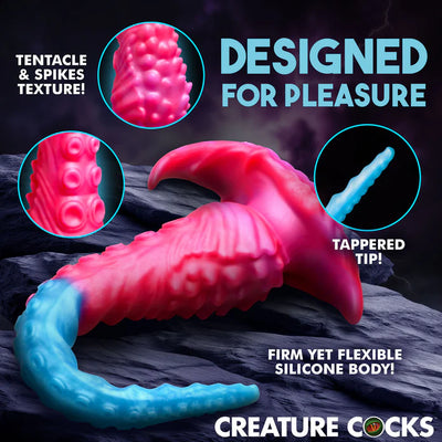 Vibropus Extra Long Vibrating Silicone Tentacle Dildo by Creature Cocks