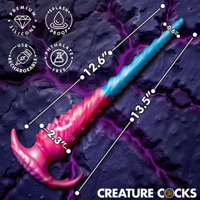 Vibropus Extra Long Vibrating Silicone Tentacle Dildo by Creature Cocks