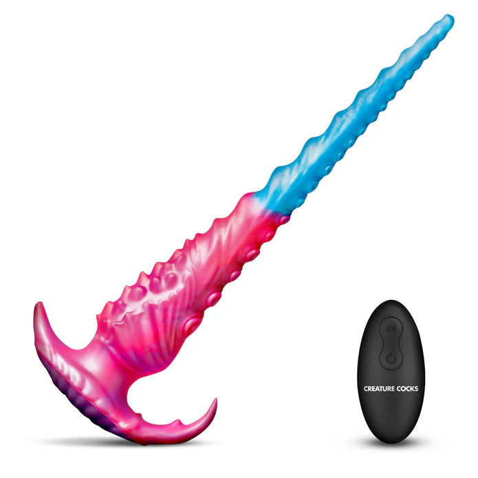 Vibropus Extra Long Vibrating Silicone Tentacle Dildo by Creature Cocks