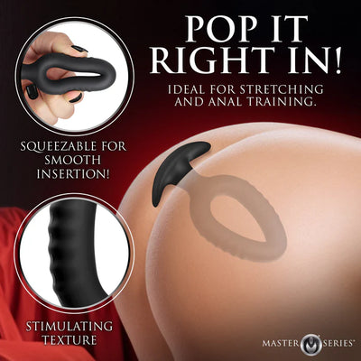 3 Piece Hollow Silicone Anal Trainer Set by Master Series