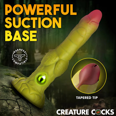Eyegor Thrusting & Vibrating Silicone Monster Dildo by Creature Cocks