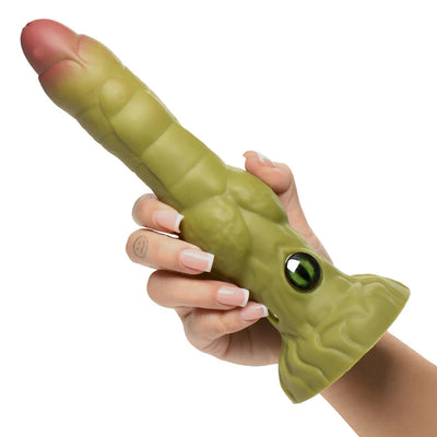 Eyegor Thrusting & Vibrating Silicone Monster Dildo by Creature Cocks