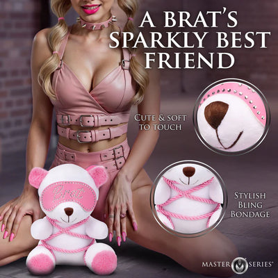 Brat Bondage Bear Plush Teddy Bear
