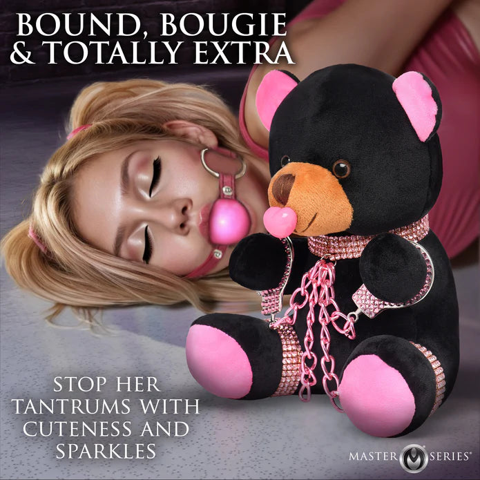 Bling Bondage Bear Plush Teddy Bear
