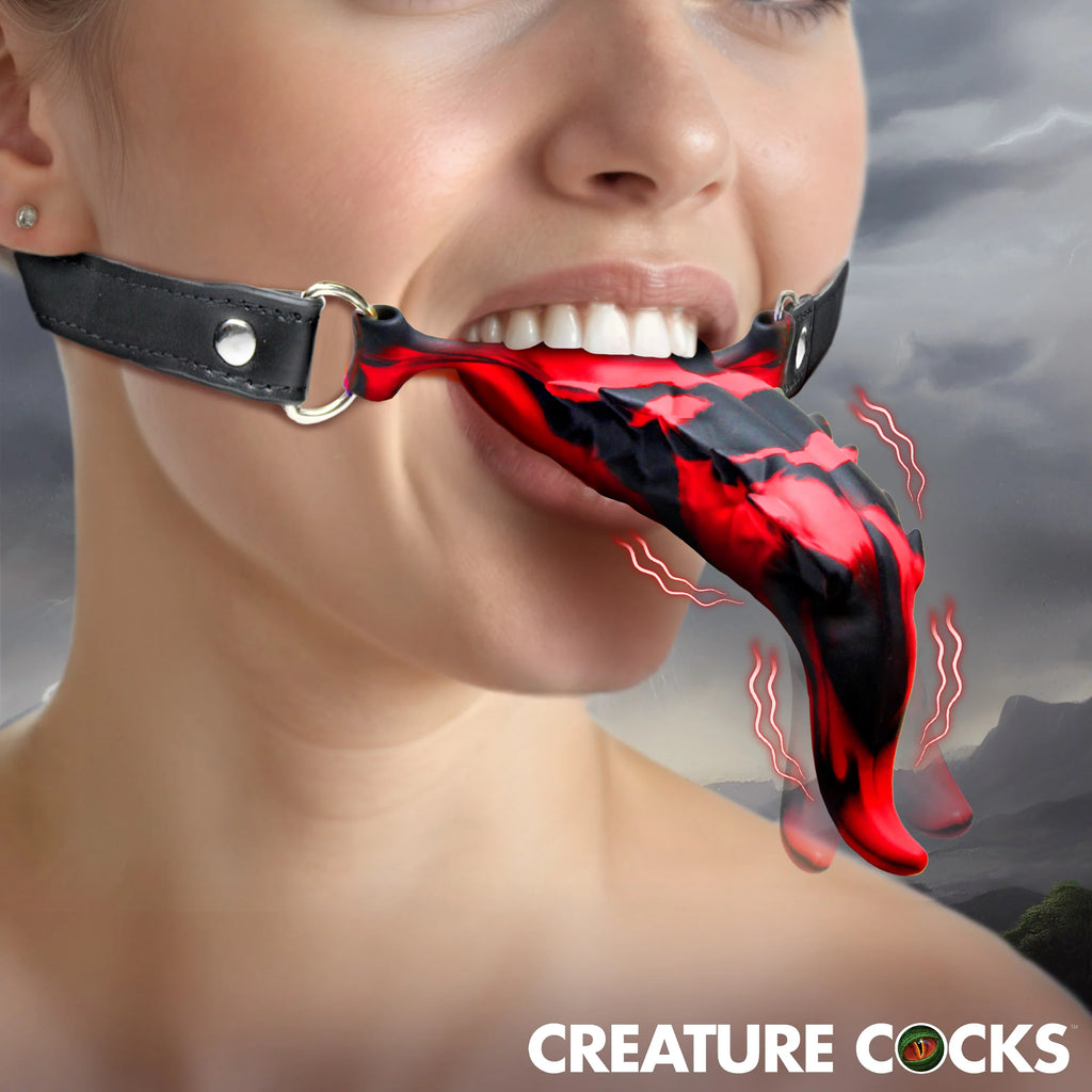 Demon's Tongue Wearable Vibrating Oral Enhancer by Creature Cocks
