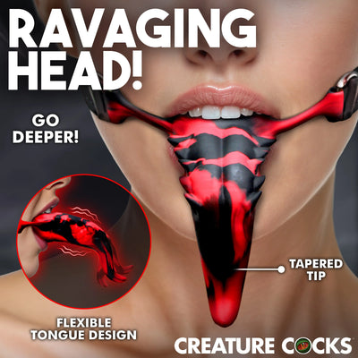 Demon's Tongue Wearable Vibrating Oral Enhancer by Creature Cocks