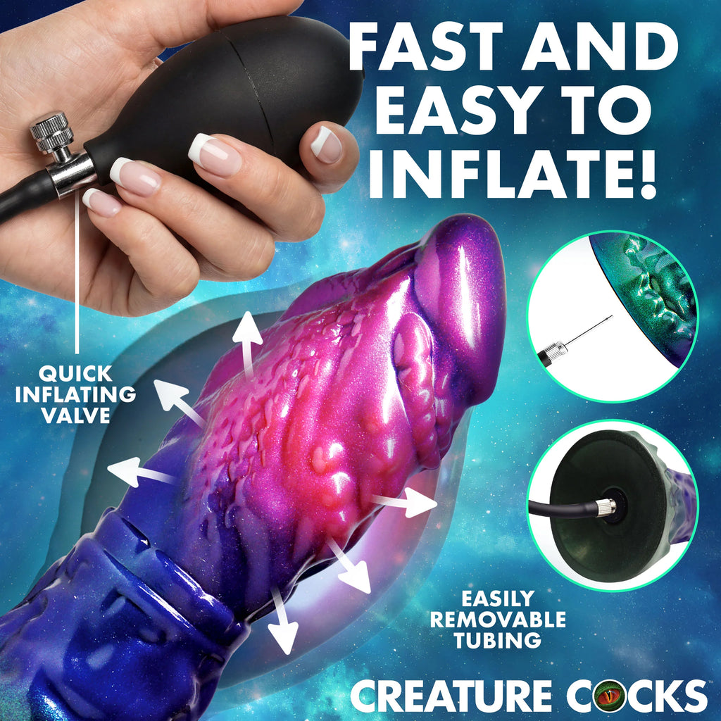 Gorge Inflatable Silicone Dildo by Creature Cocks