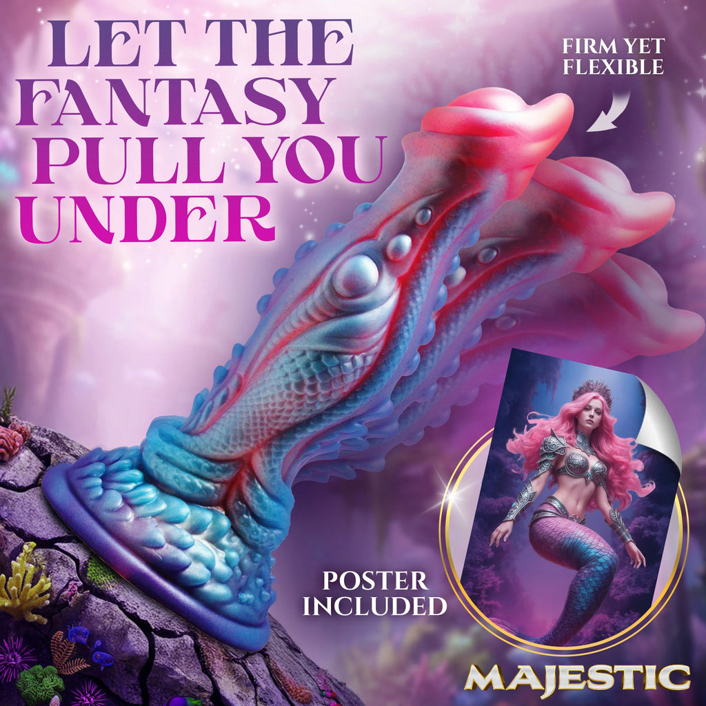 Delphine the Mermaid Silicone Fantasy Dildo by Creature Cocks