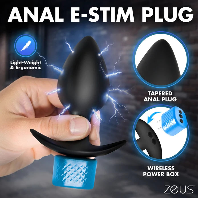Zeus E-Stim Anal Plug & Head Teaser Set