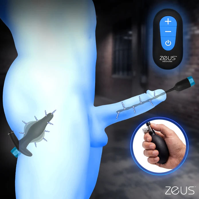Zeus E-Stim Anal Plug & Urethral Sound Kit