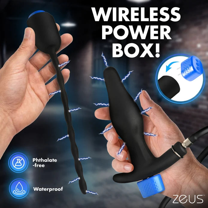 Zeus E-Stim Anal Plug & Urethral Sound Kit