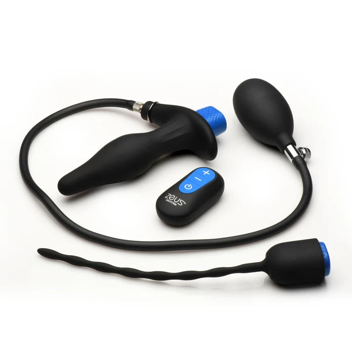 Zeus E-Stim Anal Plug & Urethral Sound Kit