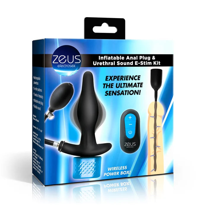 Zeus E-Stim Anal Plug & Urethral Sound Kit