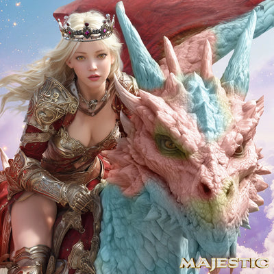 Seraphina the Dragon Rider Silicone Dildo by Creature Cocks