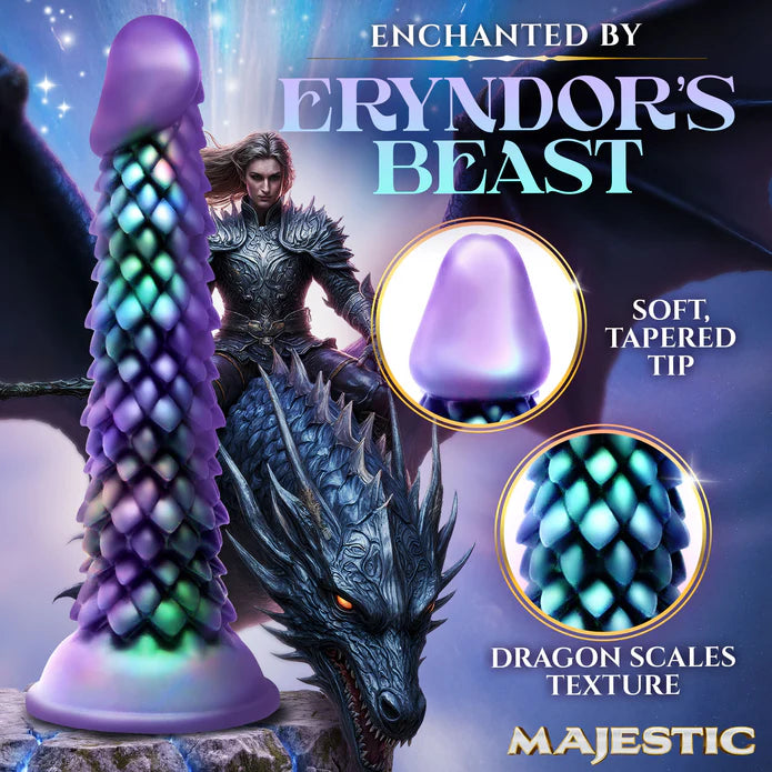 Eryndor Dragon Scale Silicone Dildo by Creature Cocks