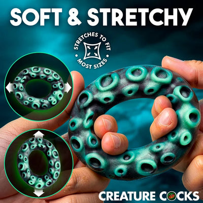 Octo-Grip Silicone Cock Ring by Creature Cocks
