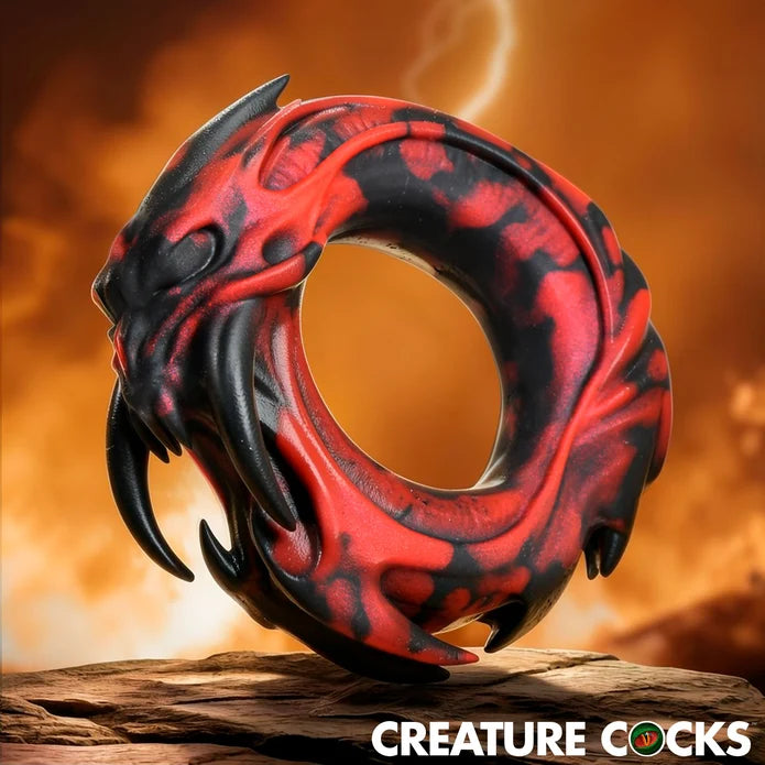 Hell Fang Silicone Cock Ring by Creature Cocks