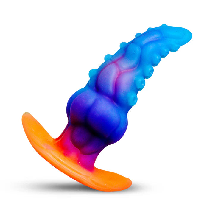 Glowtopus Glow-in-the-Dark Silicone Anal Plug by Creature Cocks