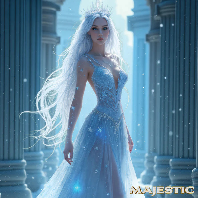 Crysta the Ice Queen Iridescent Silicone Dildo by Creature Cocks