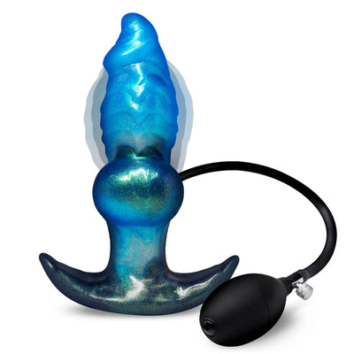 Blizzard Inflatable Silicone Anal Plug by Creature Cocks