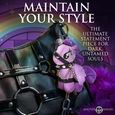 Unicorn bondage harness keychain, Maintin Your Style, The Ultimate Statement Piece For Dark, Untamed Souls.