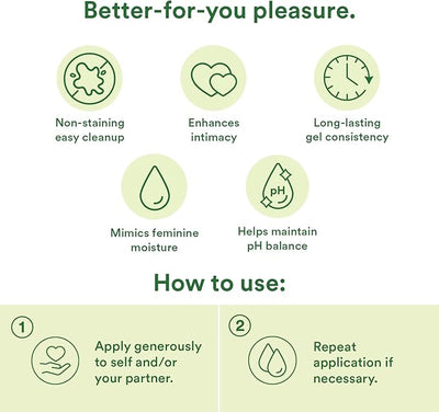 Good Clean Love Hybrid Silicone andWater Based Personal Lubricant 1.69oz