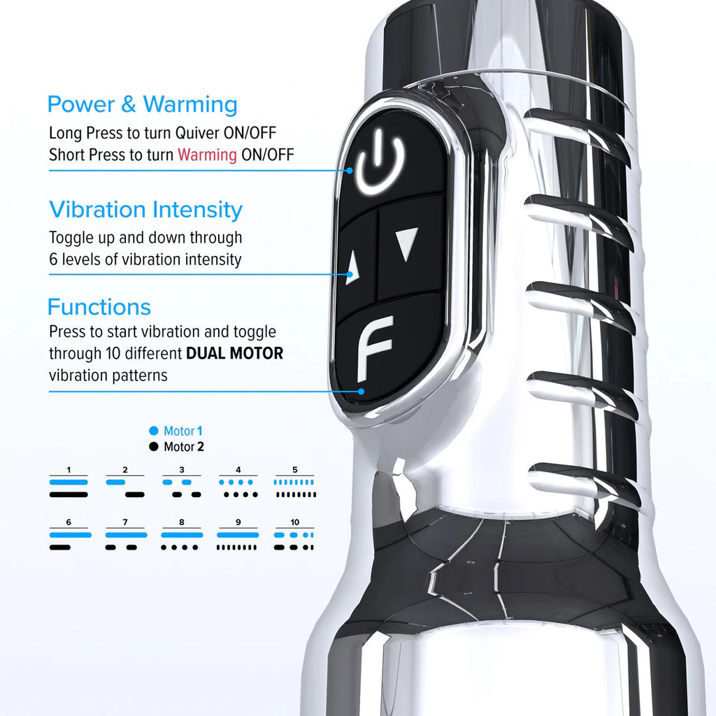 Fleshlight Quiver - Rechargeable Vibrating Stroker