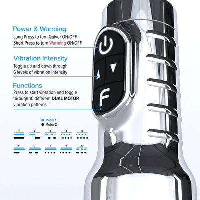 Fleshlight Quiver - Rechargeable Vibrating Stroker