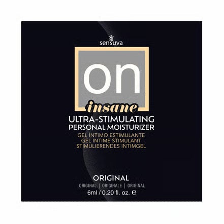 Sensuva On Insane Ultra Stimulating Arousal Gel - Single 6ml Foil
