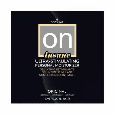Sensuva On Insane Ultra Stimulating Arousal Gel - Single 6ml Foil