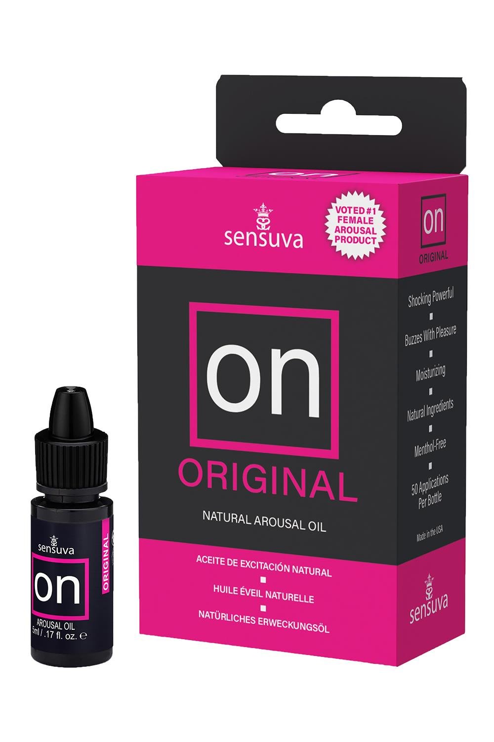 Sensuva On Female Arousal Oil - Original 5ml