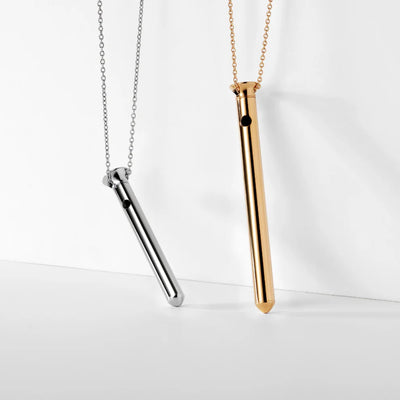 Crave Vesper Mini Vibrator Necklace in Black